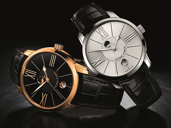 雅典錶鎏金沁月腕錶